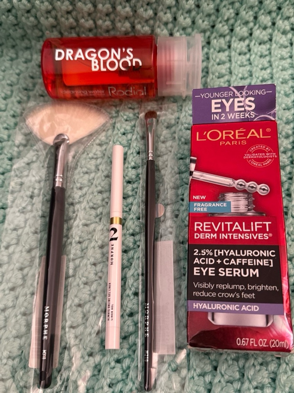 L'Oreal Revitalift Eye Serum + Red Dragon's Blood Cleansing Water